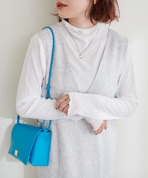 natural couture | シアーネットハイネックプルオーバー(Tシャツ/カットソー)