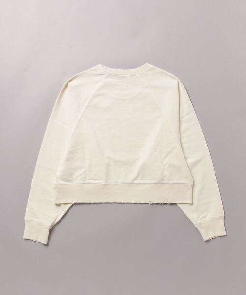 JEANS FACTORY Clothes（ジーンズファクトリークローズ）の「[Jeans Factory Clothes/ジーンズファクトリークローズ] ピグメント加工ダメージＴシャツ（Tシャツ/カットソー・レディース・ブルー/アイボリー/ブラック/ピンク/グレー・F）」の6枚目の写真