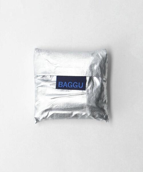 BAGGU（バグー）の「＜BAGGU＞メタリック シルバー ポケッタブルバッグ/BABY（エコバッグ/サブバッグ・レディース・シルバー・FREE）」の9枚目の写真