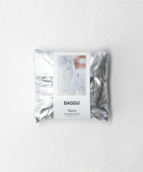 BAGGU（バグー）の「＜BAGGU＞メタリック シルバー ポケッタブルバッグ/BABY（エコバッグ/サブバッグ・レディース・シルバー・FREE）」の10枚目の写真