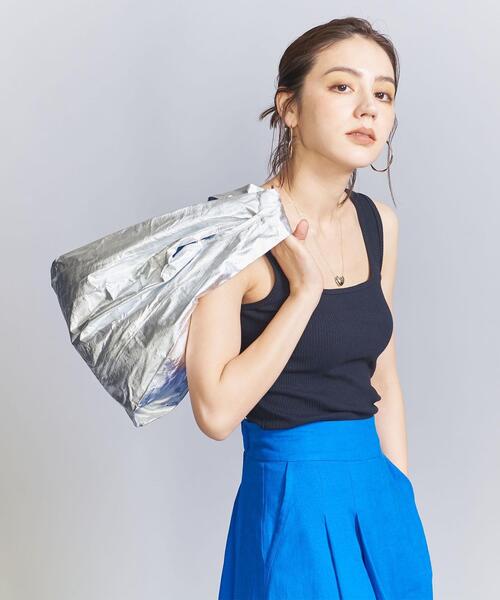 BAGGU（バグー）の「＜BAGGU＞メタリック シルバー ポケッタブルバッグ/BABY（エコバッグ/サブバッグ・レディース・シルバー・FREE）」の11枚目の写真