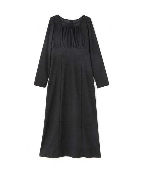 N.（N. Natural Beauty Basic）（エヌエヌナチュラルビューティーベーシック）の「◆スクエアネックパイピングワンピース（ワンピース・レディース・ブラック/ネイビー・MEDIUM）」の17枚目の写真