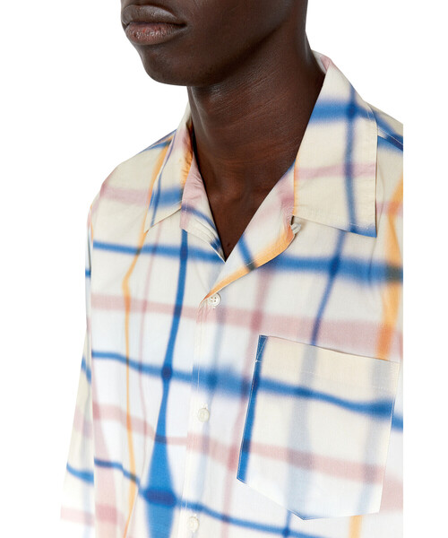 DIESEL（ディーゼル）の「メンズ シャツ チェック（シャツ/ブラウス・メンズ・ネイビー/ホワイト・44/46/48/50/54/52）」の7枚目の写真