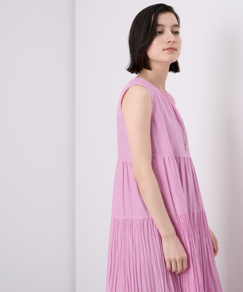 ANAYI（アナイ）の「コットンシルクローンティアード ワンピース