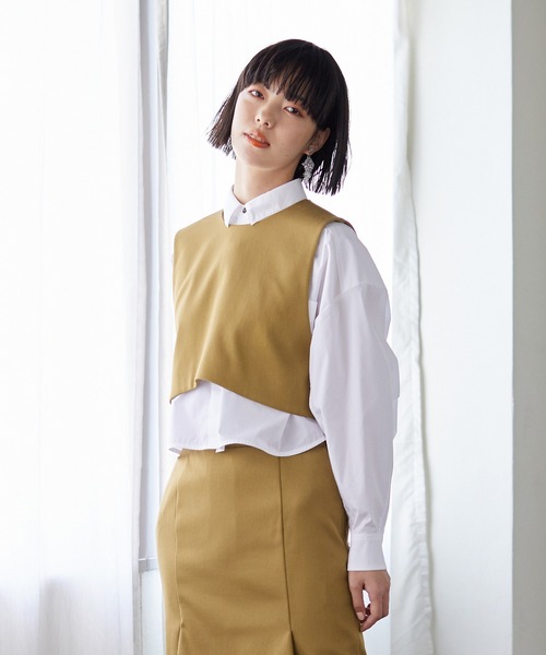LANVIN en Bleu（ランバンオンブルー）の「バックリボンショート