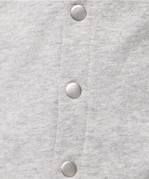 OUTLET（アウトレット）の「【Ciaopanic】裏毛C/Nスナップカーディガン（カーディガン/ボレロ・メンズ・グレー/ネイビー・MEDIUM/LARGE）」の6枚目の写真