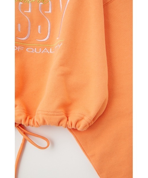 MOUSSY(マウジー)の「SHADOW MOUSSY SHORT プルオーバー(スウェット・レディース・杢グレー/ホワイト/ブラック/オレンジ・FREE)」の14枚目の写真