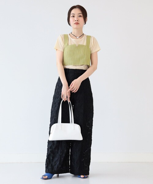 Ray BEAMS(レイビームス)の「Ray BEAMS / シアー ジャカード パンツ(その他パンツ・レディース・ブルー系その他2/ブラック・0/1)」の15枚目の写真