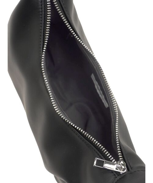 MURUA(ムルーア)の「ハーフムーンバッグ(ハンドバッグ・レディース・ブラック/シルバー・FREE)」の7枚目の写真