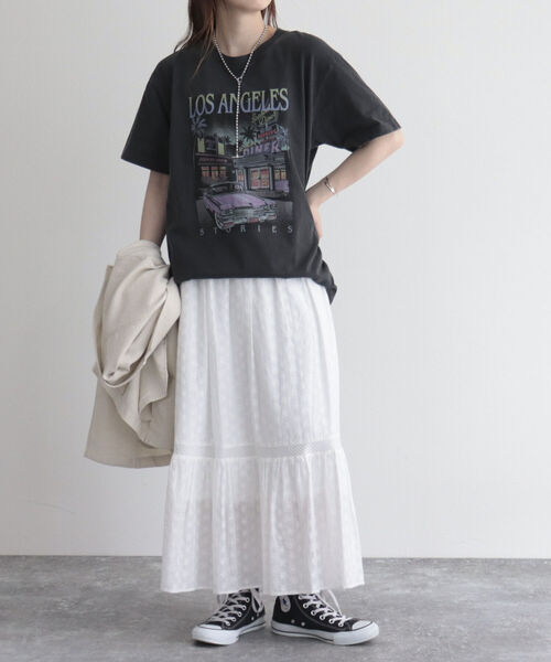 GOOD ROCK SPEED(グッドロックスピード)の「【WEB限定】【GOOD ROCK SPEED】LOS ANGELES Tシャツ(Tシャツ/カットソー・レディース・チャコールグレー・FREE)」の18枚目の写真