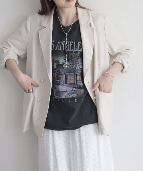 GOOD ROCK SPEED(グッドロックスピード)の「【WEB限定】【GOOD ROCK SPEED】LOS ANGELES Tシャツ(Tシャツ/カットソー・レディース・チャコールグレー・FREE)」の16枚目の写真