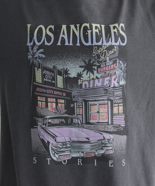 GOOD ROCK SPEED(グッドロックスピード)の「【WEB限定】【GOOD ROCK SPEED】LOS ANGELES Tシャツ(Tシャツ/カットソー・レディース・チャコールグレー・FREE)」の8枚目の写真