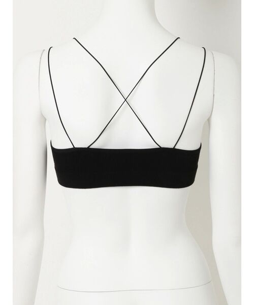 MERCURYDUO（マーキュリーデュオ）の「カップ付チューブトップ（チューブトップ・レディース・オフホワイト/ブラック・FREE）」の6枚目の写真