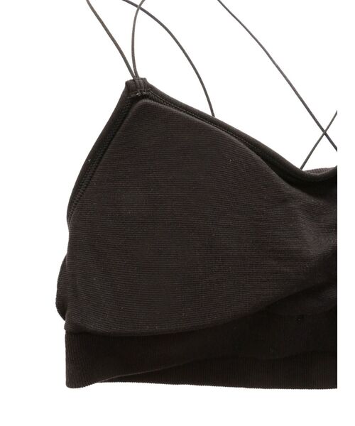 MERCURYDUO（マーキュリーデュオ）の「カップ付チューブトップ（チューブトップ・レディース・オフホワイト/ブラック・FREE）」の10枚目の写真