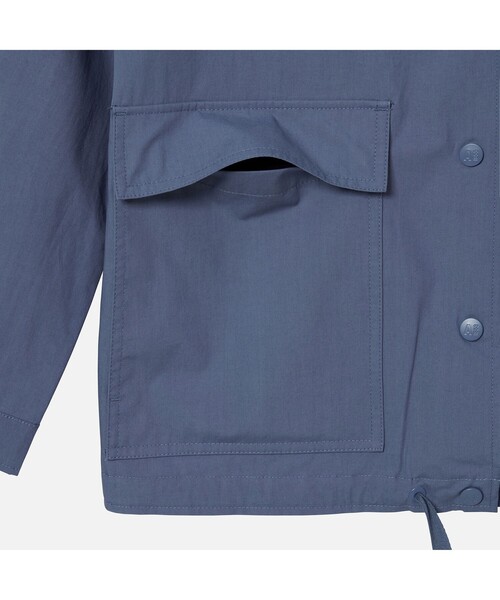 AIGLE(エーグル)の「UVカットフーデッドジャケット(ブルゾン・レディース・カーキ/モスグリーン/バイオレット・38/40/36)」の22枚目の写真