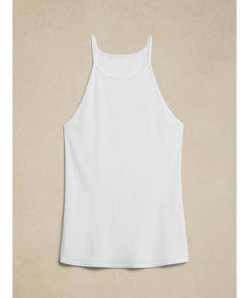 Banana Republic（バナナリパブリック）の「Eloise コットンキャミソール（キャミソール・レディース・ネイビー/ホワイト・L/S/M/XS）」の7枚目の写真