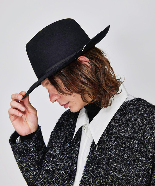 Iroquois(イロコイ)の「IROQUOIS イロコイ / CENTER CREASE HAT センタープレスハット / 877200(ハット・メンズ・ブラック/ベージュ/オリーブ・3/2)」の2枚目の写真