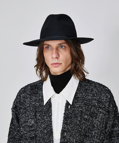 Iroquois(イロコイ)の「IROQUOIS イロコイ / CENTER CREASE HAT センタープレスハット / 877200(ハット・メンズ・ブラック/ベージュ/オリーブ・3/2)」の7枚目の写真