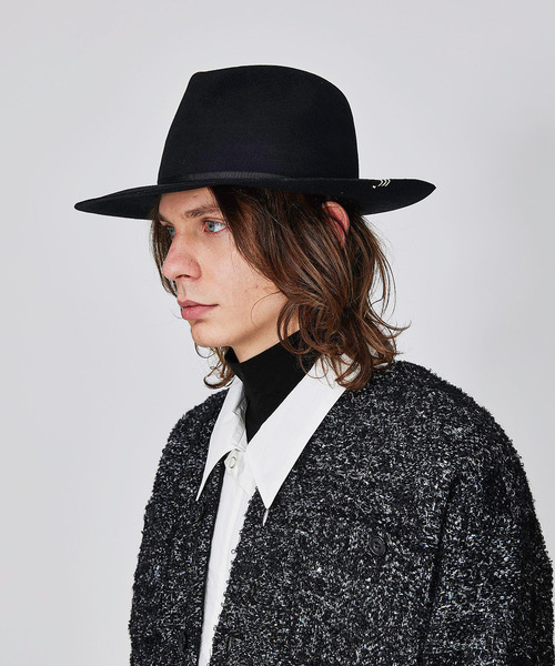 Iroquois(イロコイ)の「IROQUOIS イロコイ / CENTER CREASE HAT センタープレスハット / 877200(ハット・メンズ・ブラック/ベージュ/オリーブ・3/2)」の14枚目の写真