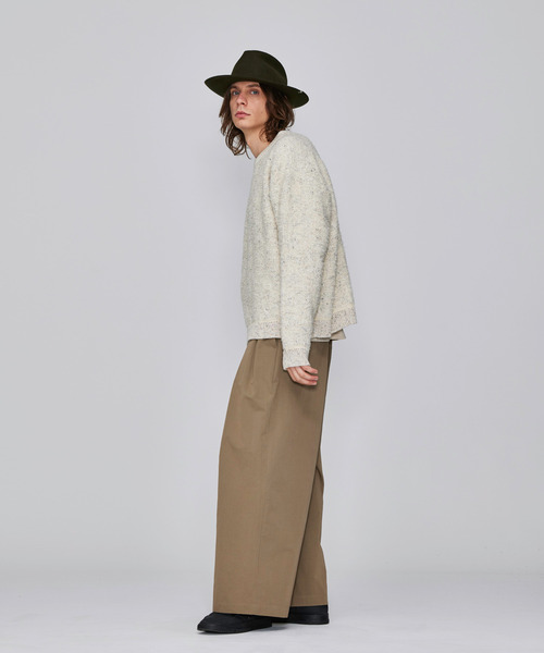Iroquois(イロコイ)の「IROQUOIS イロコイ / CENTER CREASE HAT センタープレスハット / 877200(ハット・メンズ・ブラック/ベージュ/オリーブ・3/2)」の6枚目の写真