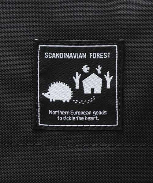 SCANDINAVIAN FOREST(スカンジナビアン・フォレスト)の「撥水ポリエステル 軽量 肩楽 ラバーチャーム付き 大容量 バックパック(バックパック/リュック・レディース・ブラック/ネイビー/グレー/カーキ・FREE)」の14枚目の写真
