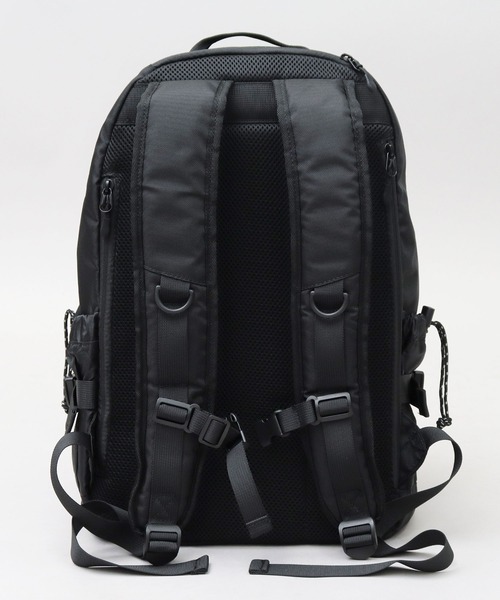 撥水ポリエステル 軽量 肩楽 ラバーチャーム付き 大容量 バックパック