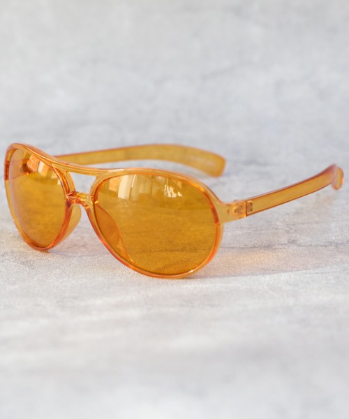 ８(eight)（エイト）の「ティアドロップサングラス（サングラス・メンズ・ライトグレー/グリーン系その他/ブルー系その他/ライトブルー/ライトイエロー/クリア/ブラック系その他/ライトオレンジ系・FREE）」の8枚目の写真