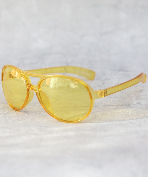 ８(eight)（エイト）の「ティアドロップサングラス（サングラス・メンズ・ライトグレー/グリーン系その他/ブルー系その他/ライトブルー/ライトイエロー/クリア/ブラック系その他/ライトオレンジ系・FREE）」の7枚目の写真