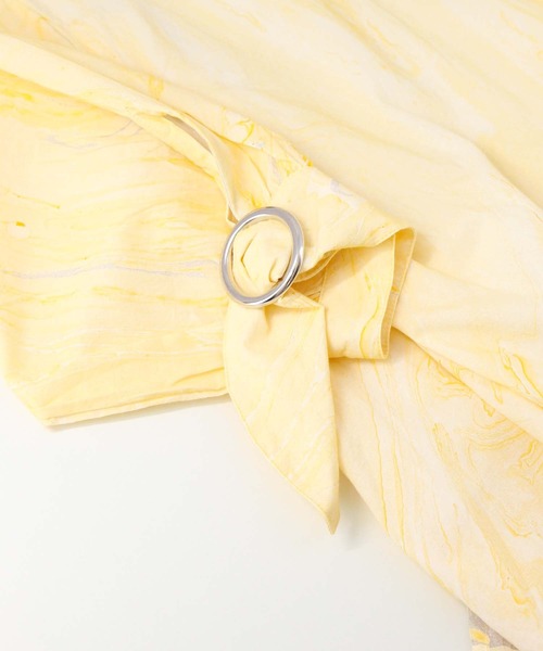 Torrazzo Donna(トラッゾドンナ)の「インド綿オイルプリントワンピース(ワンピース・レディース・イエロー・FREE)」の8枚目の写真