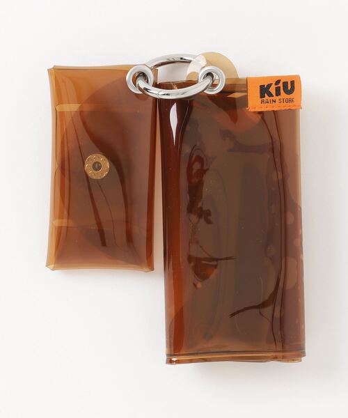 KiU(キウ)の「KiU/キウ ウォレット PVC クリアウォレット ブラウン K338-912(財布・メンズ・クリアブラウン・FREE)」の7枚目の写真
