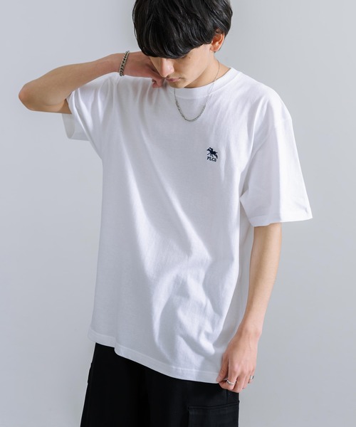 Rocky Monroe(ロッキーモンロー)の「POLO CHAMPS ポロチャンプス オーバーサイズ 刺繍Tシャツ(Tシャツ/カットソー・メンズ・ホワイト/ライトブルー/ブラック/グリーン/スミクロ・M/L)」の2枚目の写真
