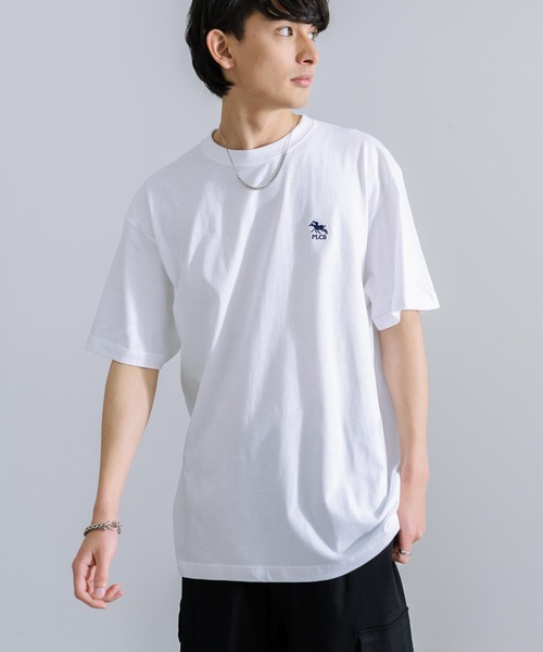 Rocky Monroe(ロッキーモンロー)の「POLO CHAMPS ポロチャンプス オーバーサイズ 刺繍Tシャツ(Tシャツ/カットソー・メンズ・ホワイト/ライトブルー/ブラック/グリーン/スミクロ・M/L)」の10枚目の写真