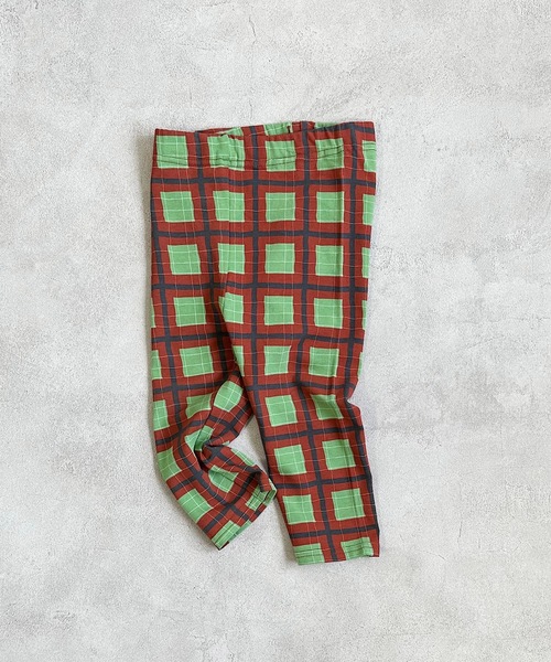 CALMIA（カルミア）の「ソウガラ6.5分丈レギンス(80～130cm)（レギンス/スパッツ・キッズ・チャコール/ラベンダー/レッド/オフホワイト・80/90/95/100/110/120/130）」の4枚目の写真