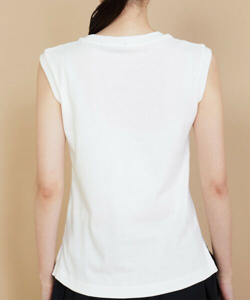 FRAPBOIS（フラボア）の「フラトップ カットソー（Tシャツ/カットソー・レディース・ブラック/ホワイト・1）」の6枚目の写真