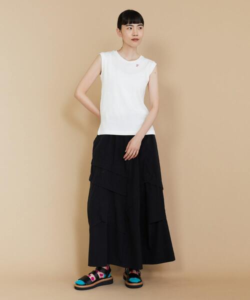 FRAPBOIS（フラボア）の「フラトップ カットソー（Tシャツ/カットソー・レディース・ブラック/ホワイト・1）」の9枚目の写真