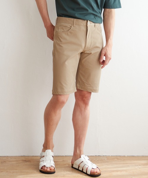ikka(イッカ)の「【接触冷感】EASY STRETCH冷感5ポケットショートパンツ(その他パンツ・メンズ・ベージュ/ホワイト/ブラック/グリーン系その他/ネイビー・S/M/L/XL)」の7枚目の写真