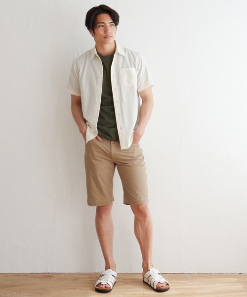 ikka(イッカ)の「【接触冷感】EASY STRETCH冷感5ポケットショートパンツ(その他パンツ・メンズ・ベージュ/ホワイト/ブラック/グリーン系その他/ネイビー・S/M/L/XL)」の15枚目の写真