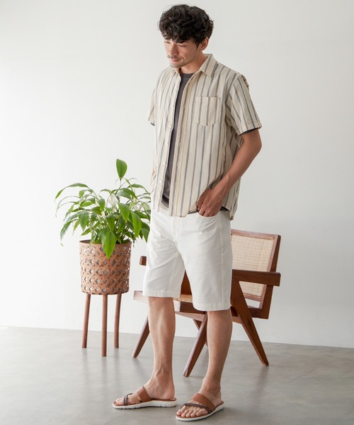 ikka(イッカ)の「【接触冷感】EASY STRETCH冷感5ポケットショートパンツ(その他パンツ・メンズ・ベージュ/ホワイト/ブラック/グリーン系その他/ネイビー・S/M/L/XL)」の20枚目の写真