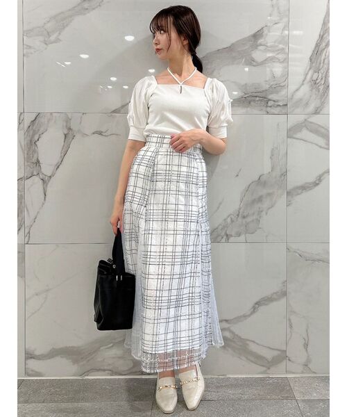 dazzlin（ダズリン）の「ボリュームタックスリーブカットソー（Tシャツ/カットソー・レディース・その他2/グレー/ブラック/オフホワイト/その他1・FREE）」の16枚目の写真