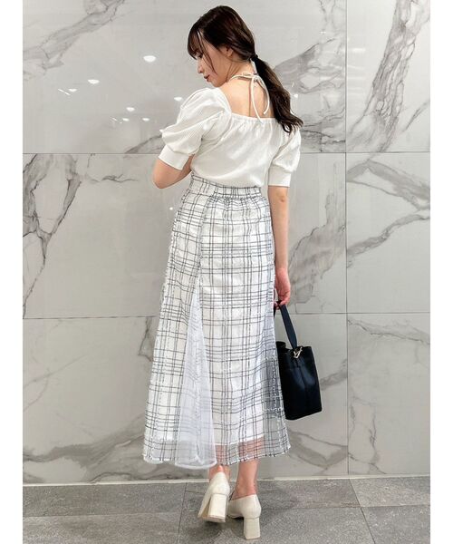 dazzlin（ダズリン）の「ボリュームタックスリーブカットソー（Tシャツ/カットソー・レディース・その他2/グレー/ブラック/オフホワイト/その他1・FREE）」の17枚目の写真