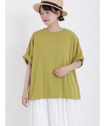 Samansa Mos2 | 【USAコットン】ゆる半袖Tシャツ(Tシャツ/カットソー)