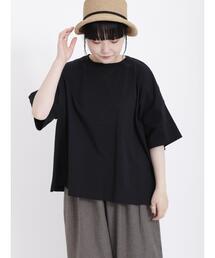 Samansa Mos2 | 【USAコットン】ゆる半袖Tシャツ(Tシャツ/カットソー)