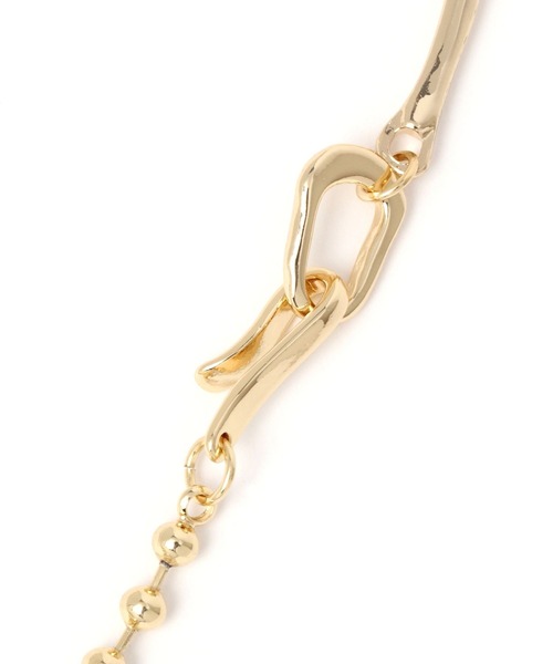 LOWRYS FARM（ローリーズファーム）の「ハーフデザインネックレス　963161（ネックレス・レディース・シルバー/ゴールド・FREE）」の5枚目の写真