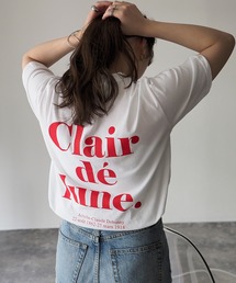 バックロゴTシャツ