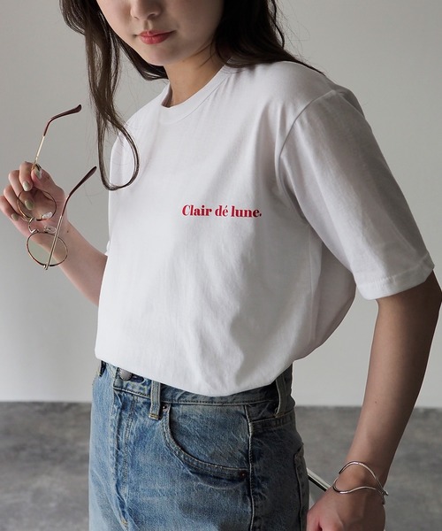 Riberry(リベリー)の「バックロゴTシャツ(Tシャツ/カットソー・レディース・ホワイト/グリーン/ネイビー/グレー系その他・FREE)」の10枚目の写真