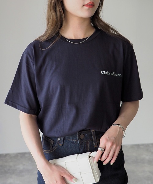 Riberry(リベリー)の「バックロゴTシャツ(Tシャツ/カットソー・レディース・ホワイト/グリーン/ネイビー/グレー系その他・FREE)」の6枚目の写真