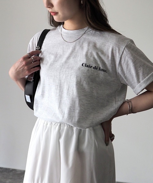 Riberry(リベリー)の「バックロゴTシャツ(Tシャツ/カットソー・レディース・ホワイト/グリーン/ネイビー/グレー系その他・FREE)」の16枚目の写真