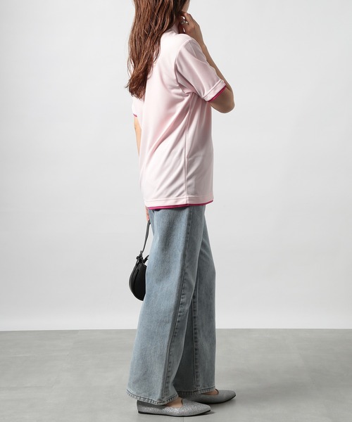 Printstar(プリントスター)の「【Printstar】UVカット 4.4オンス スペシャルドライレイヤードポロシャツ polo-shirts ゴルフ スポーツ フィットネス ジム ヨガ 00339(ポロシャツ・メンズ・フューシャピンク/ライトブルー/ライトピンク/ライム/レッド/ターコイズブルー/ホワイト×ブルー/ホワイト×レッド/イエロー/ブラック系1/ブラック系その他2/ネイビー系1/ネイビー系2/グレー・LL/S/3L/L/M)」の19枚目の写真