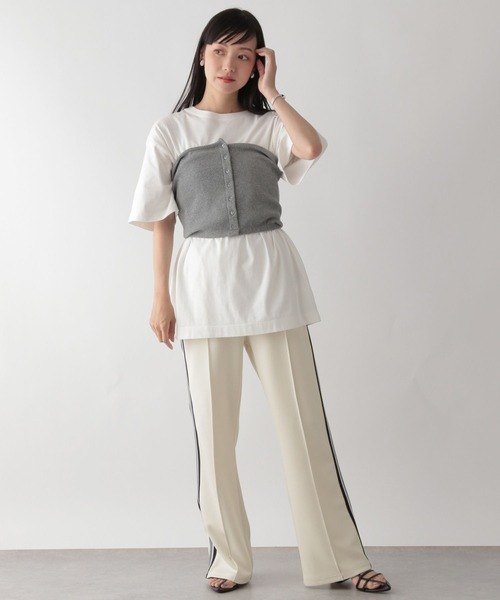 LOWRYS FARM（ローリーズファーム）の「サイドラインＺＩＰパンツ　961285（その他パンツ・レディース・ブラック/アイボリー/ブラック系その他・FREE）」の15枚目の写真