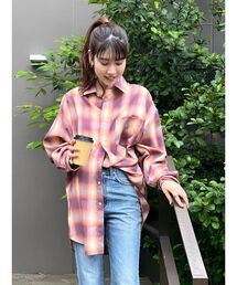 Ungrid | オンブレーチェックシャツ(シャツ/ブラウス)